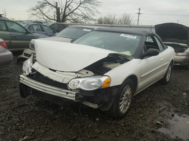 1C3EL55R55N561827 - 2005 CHRYSLER SEBRING TO WHITE photo 2