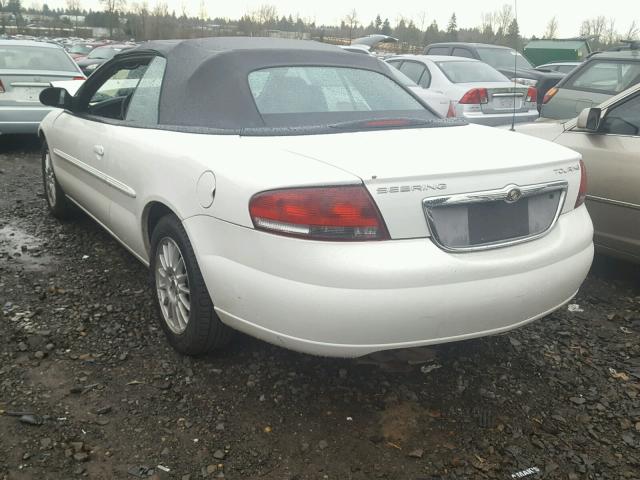 1C3EL55R55N561827 - 2005 CHRYSLER SEBRING TO WHITE photo 3