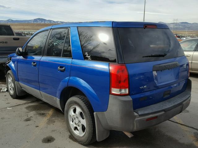 5GZCZ23D13S904816 - 2003 SATURN VUE BLUE photo 3