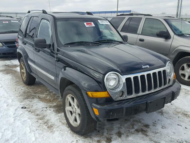 1J4GL58KX6W130893 - 2006 JEEP LIBERTY LI BLACK photo 1