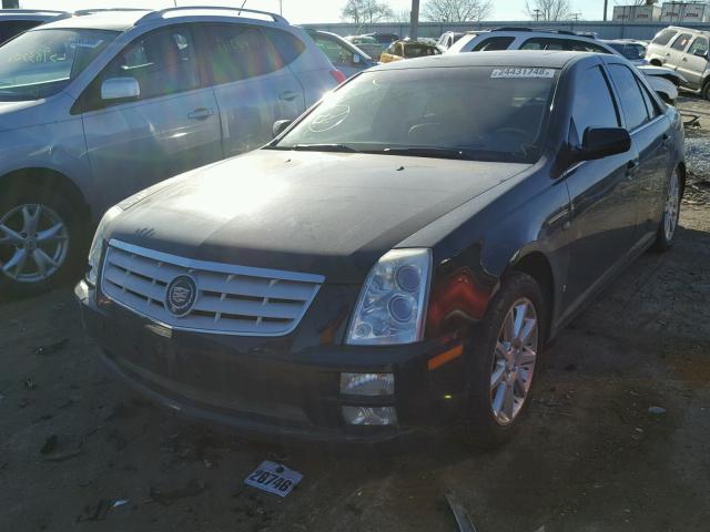 1G6DC67A160140435 - 2006 CADILLAC STS BLACK photo 2