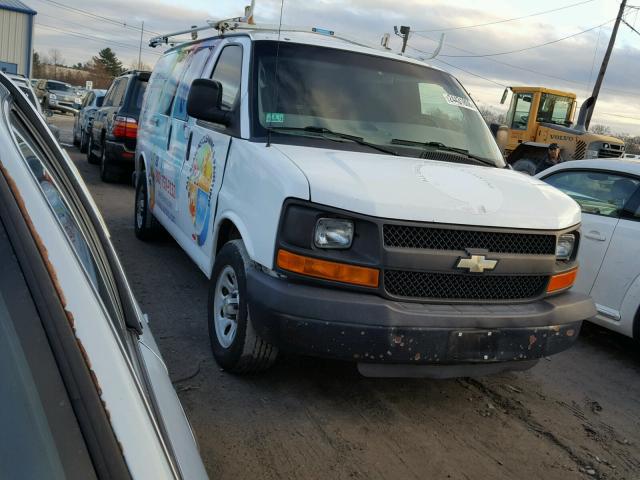 1GCUGADX0A1130527 - 2010 CHEVROLET EXPRESS G1 WHITE photo 1