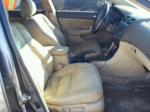 1HGCM66577A001692 - 2007 HONDA ACCORD EX GRAY photo 5