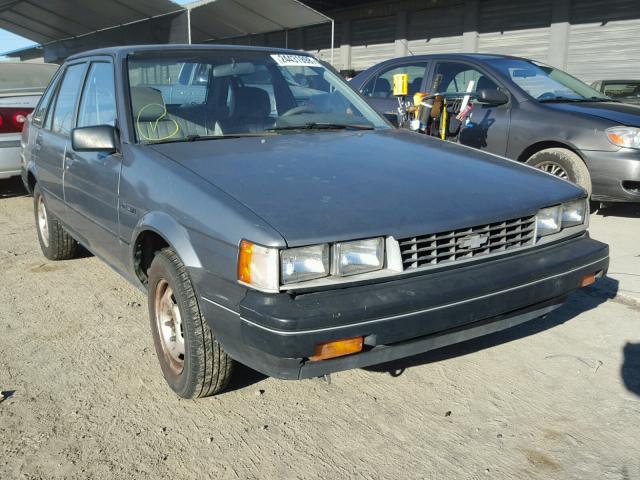 1Y1SK5145HZ078276 - 1987 CHEVROLET NOVA BLUE photo 1