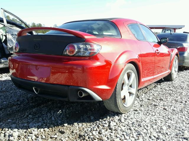 JM1FE17N440128198 - 2004 MAZDA RX8 RED photo 4