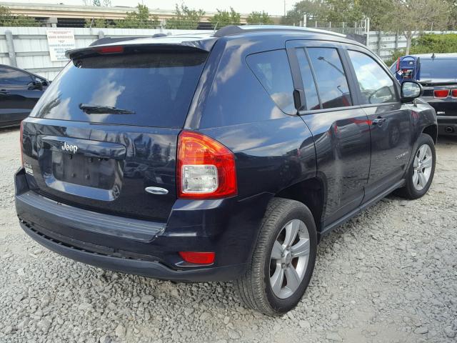 1J4NF1FB1BD193798 - 2011 JEEP COMPASS SP BLUE photo 4