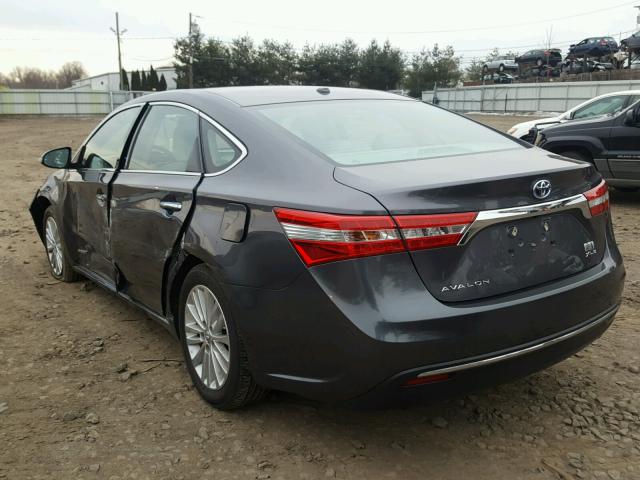 4T1BD1EBXFU043187 - 2015 TOYOTA AVALON HYB GRAY photo 3