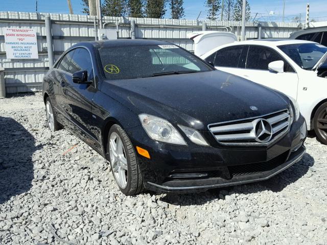 WDDKJ5KB8CF151645 - 2012 MERCEDES-BENZ E 350 BLACK photo 1