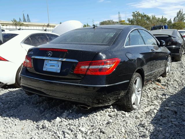 WDDKJ5KB8CF151645 - 2012 MERCEDES-BENZ E 350 BLACK photo 4