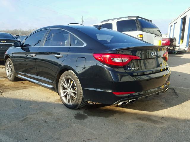 5NPE34AB3FH240630 - 2015 HYUNDAI SONATA SPO BLACK photo 3