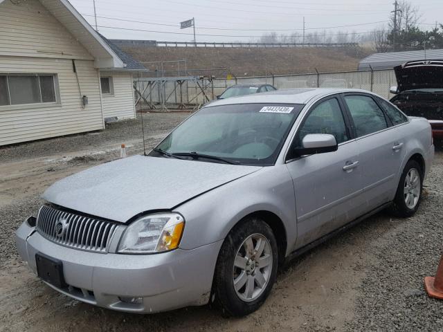 1MEFM401X5G616204 - 2005 MERCURY MONTEGO LU SILVER photo 2