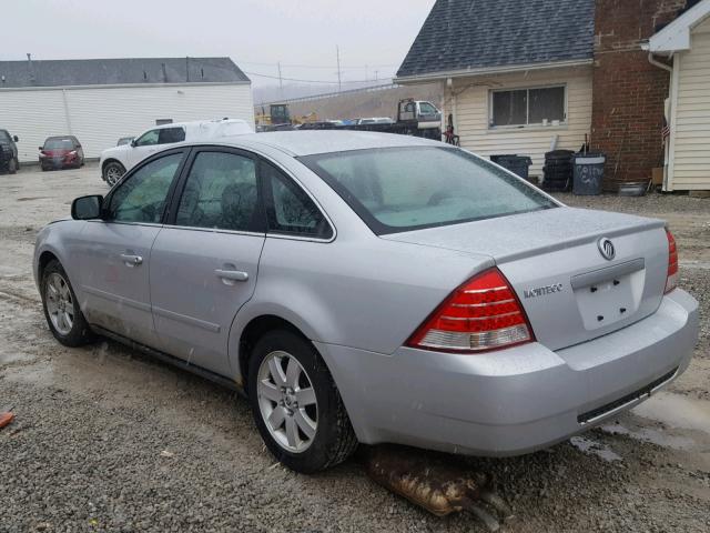 1MEFM401X5G616204 - 2005 MERCURY MONTEGO LU SILVER photo 3