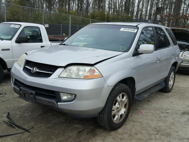 2HNYD18242H503817 - 2002 ACURA MDX SILVER photo 2