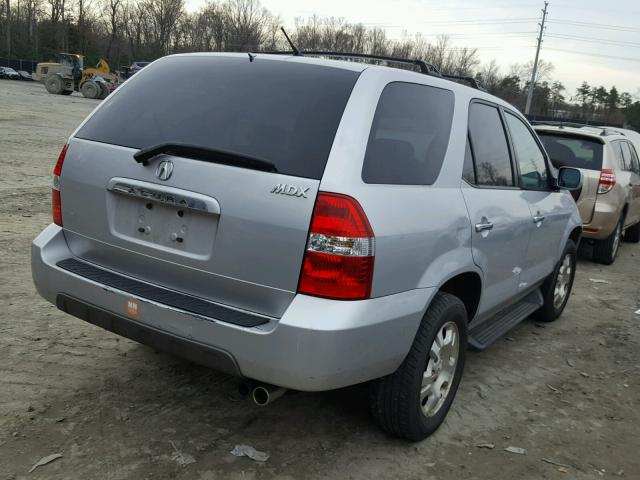 2HNYD18242H503817 - 2002 ACURA MDX SILVER photo 4