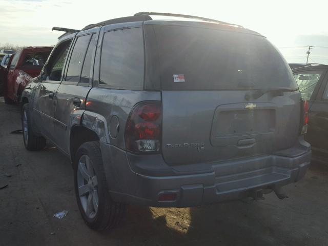 1GNDS13S772266295 - 2007 CHEVROLET TRAILBLAZE GRAY photo 3