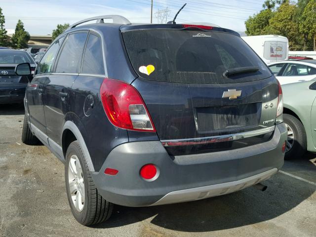 3GNAL2EK1ES668608 - 2014 CHEVROLET CAPTIVA LS 蓝色 照片 3
