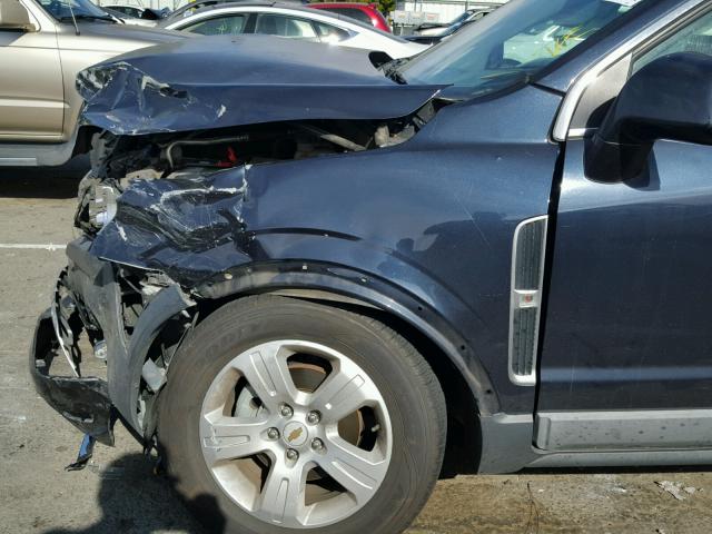 3GNAL2EK1ES668608 - 2014 CHEVROLET CAPTIVA LS 蓝色 照片 9