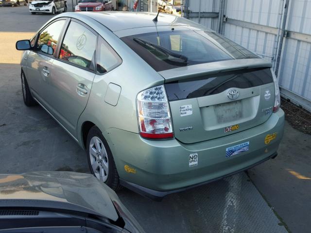 JTDKB20U363187257 - 2006 TOYOTA PRIUS GREEN photo 3