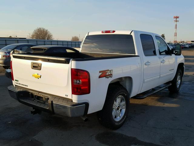 3GCPKSE38BG331818 - 2011 CHEVROLET SILVERADO WHITE photo 4