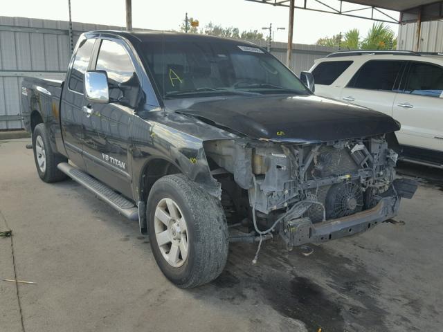 1N6BA06B45N541221 - 2005 NISSAN TITAN XE BLACK photo 1