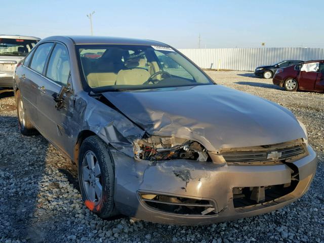 2G1WT55N979359715 - 2007 CHEVROLET IMPALA LT TAN photo 1