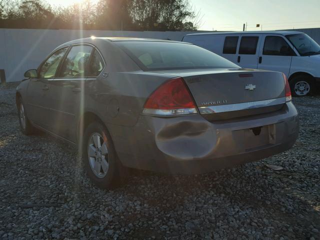 2G1WT55N979359715 - 2007 CHEVROLET IMPALA LT TAN photo 3