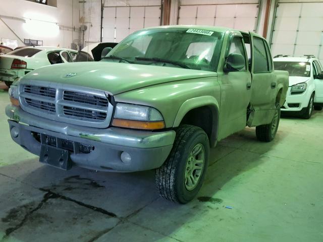 1D7HG48NX3S106105 - 2003 DODGE DAKOTA QUA TAN photo 2