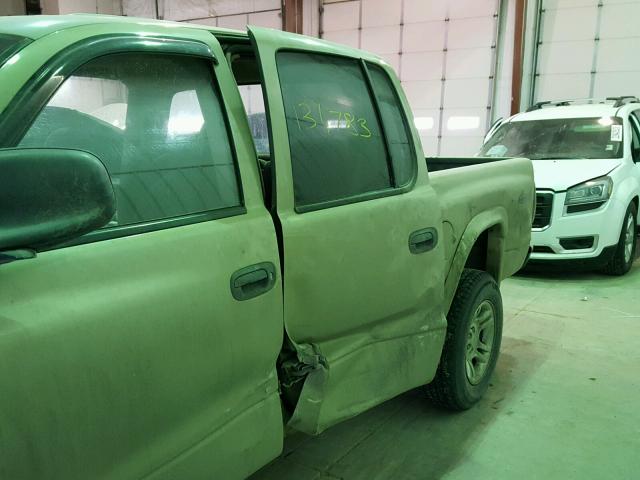 1D7HG48NX3S106105 - 2003 DODGE DAKOTA QUA TAN photo 9