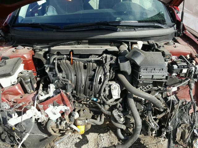 5NPE24AF8FH065264 - 2015 HYUNDAI SONATA SE RED photo 7