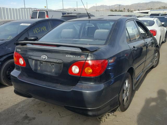 1NXBR32E74Z217743 - 2004 TOYOTA COROLLA CE BLACK photo 4