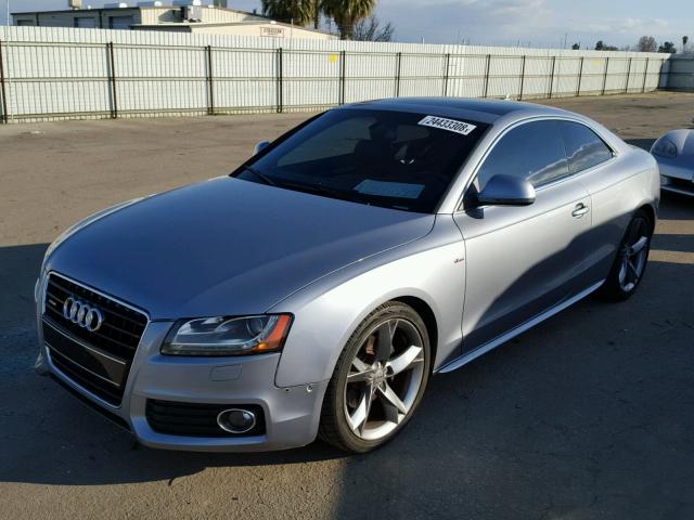 WAUDK78T28A022491 - 2008 AUDI A5 QUATTRO SILVER photo 2