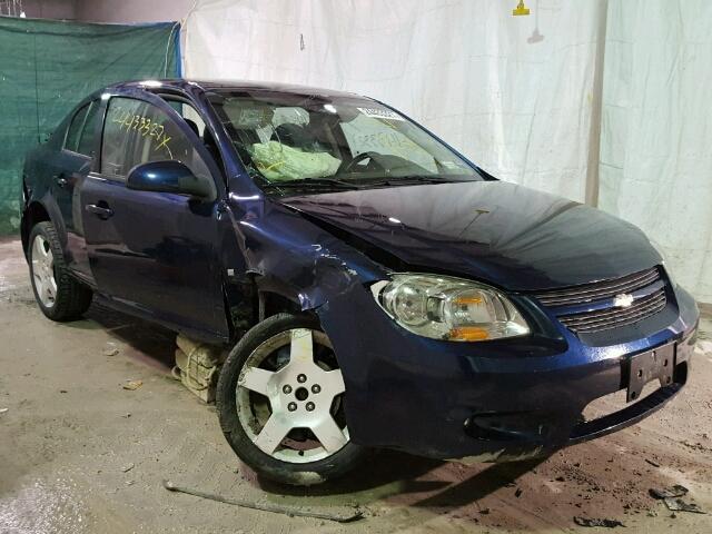 1G1AT58H797157380 - 2009 CHEVROLET COBALT LT BLUE photo 1