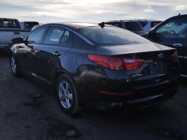 5XXGM4A76FG354960 - 2015 KIA OPTIMA LX BLACK photo 3