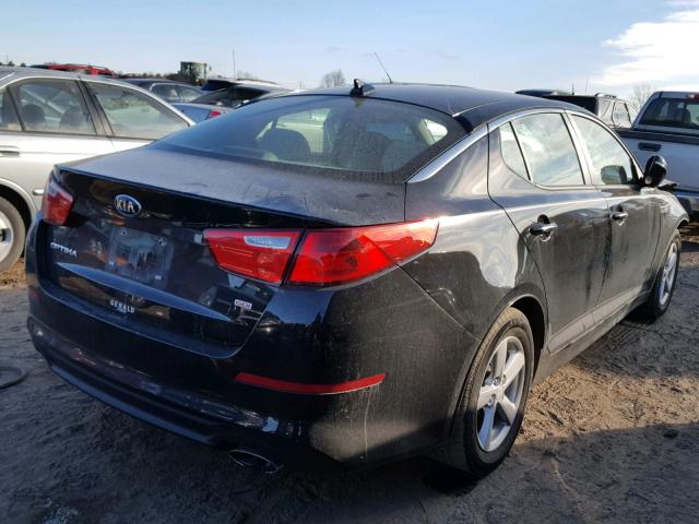 5XXGM4A76FG354960 - 2015 KIA OPTIMA LX BLACK photo 4