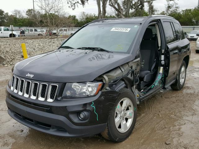 1C4NJCBAXED843827 - 2014 JEEP COMPASS SP BLACK photo 2