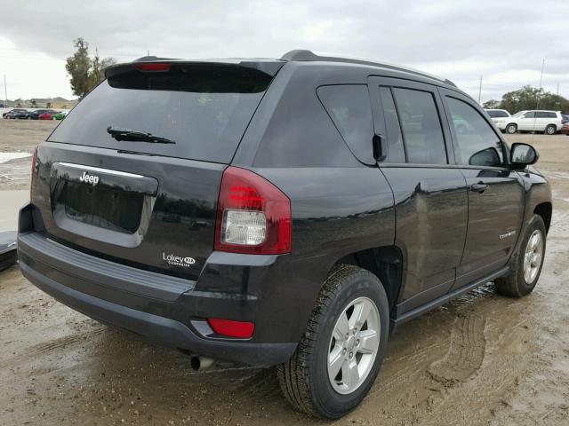 1C4NJCBAXED843827 - 2014 JEEP COMPASS SP BLACK photo 4