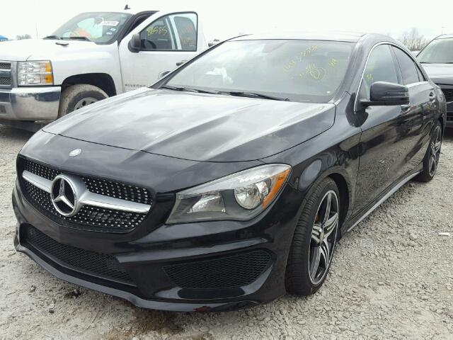 WDDSJ4EBXFN221078 - 2015 MERCEDES-BENZ CLA 250 BLACK photo 2