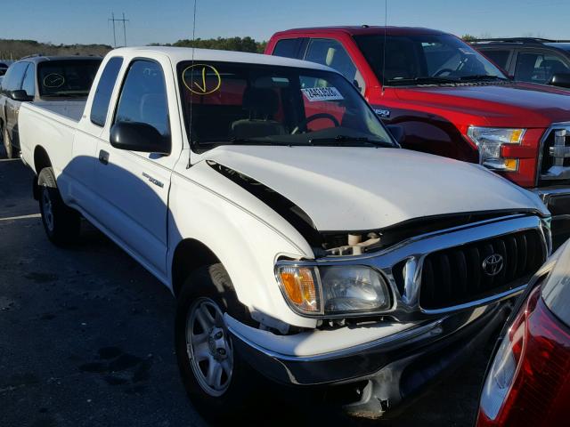 5TEVL52N94Z413334 - 2004 TOYOTA TACOMA XTR WHITE photo 1