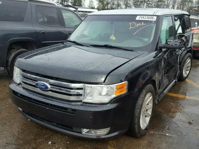 2FMGK5CC8BBD29635 - 2011 FORD FLEX SEL BLACK photo 2