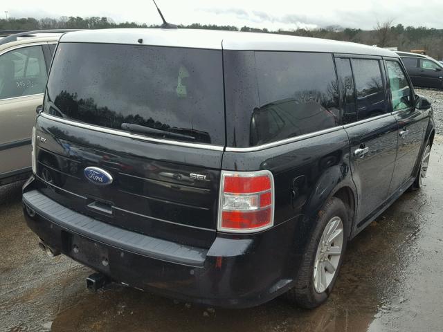 2FMGK5CC8BBD29635 - 2011 FORD FLEX SEL BLACK photo 4