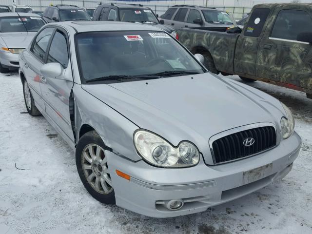 KMHWF35H63A849780 - 2003 HYUNDAI SONATA GLS SILVER photo 1