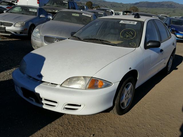 1G1JC5249Y7251815 - 2000 CHEVROLET CAVALIER WHITE photo 2