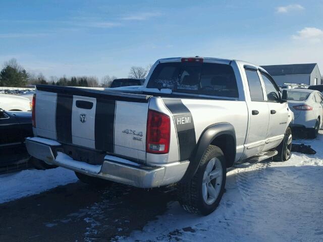 1D7HU18246J153170 - 2006 DODGE RAM 1500 S SILVER photo 4