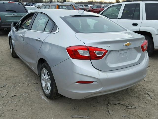 1G1BE5SM3H7238654 - 2017 CHEVROLET CRUZE LT SILVER photo 3