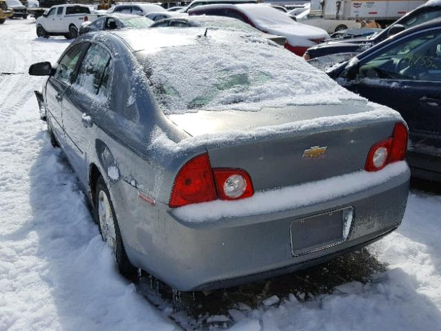 1G1ZG57B984188277 - 2008 CHEVROLET MALIBU LS GRAY photo 3