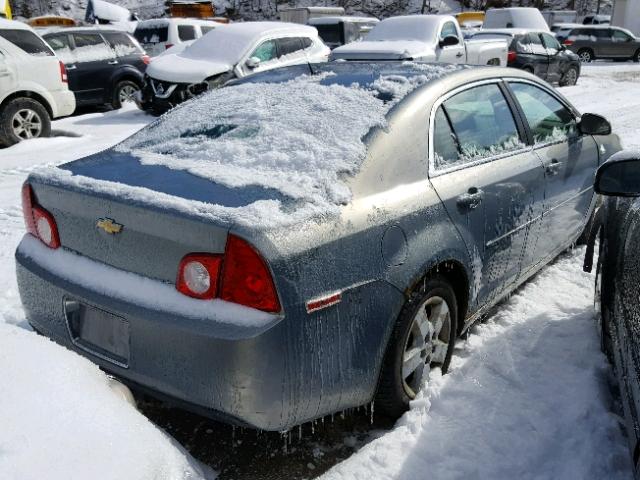 1G1ZG57B984188277 - 2008 CHEVROLET MALIBU LS GRAY photo 4
