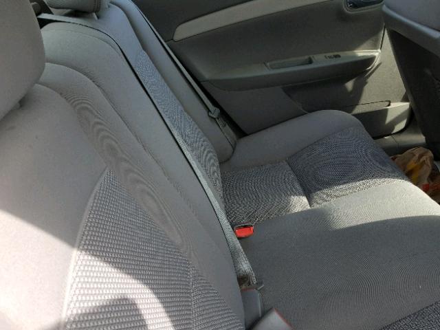 1G1ZG57B984188277 - 2008 CHEVROLET MALIBU LS GRAY photo 6