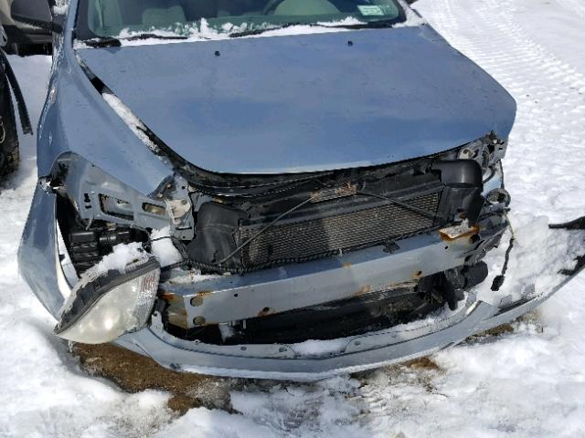 1G1ZG57B984188277 - 2008 CHEVROLET MALIBU LS GRAY photo 9