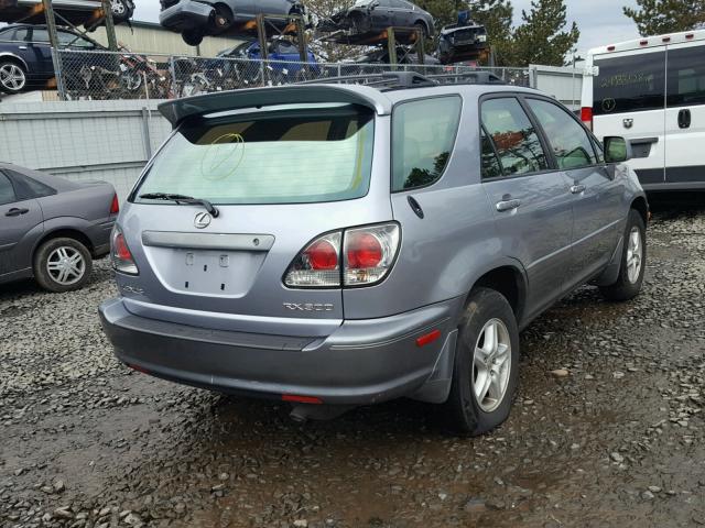 JTJHF10UX20258875 - 2002 LEXUS RX 300 GRAY photo 4