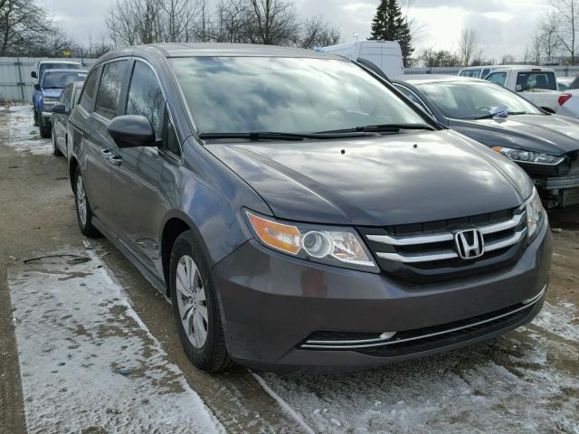 5FNRL5H67GB014056 - 2016 HONDA ODYSSEY EX GRAY photo 1